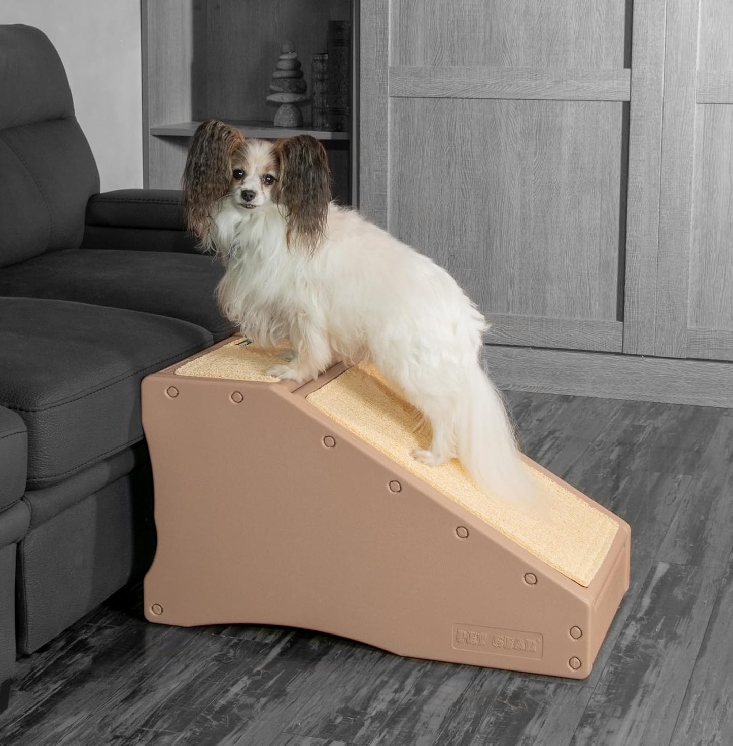 Stramp Stair and Ramp Combination for Dogs/Cats, Easy Step, Lightweight/Portable, Sturdy, Easy Assembly (No Tools Required) 1 Model, Available in 6 Colors